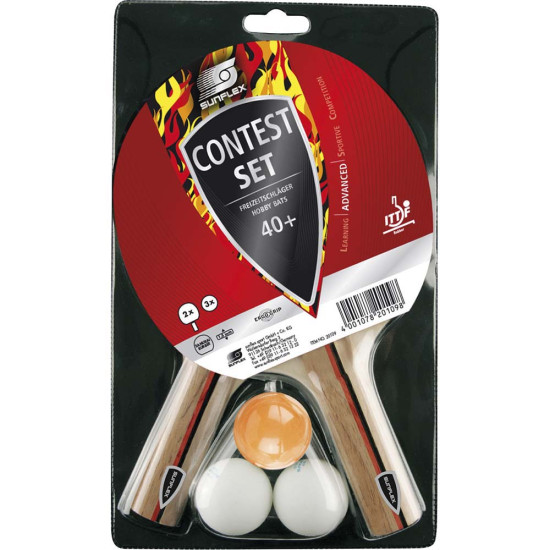 Ρακέτες Ping Pong Set Sunflex Contest Ρακέτες Ping Pong Set Sunflex Contest